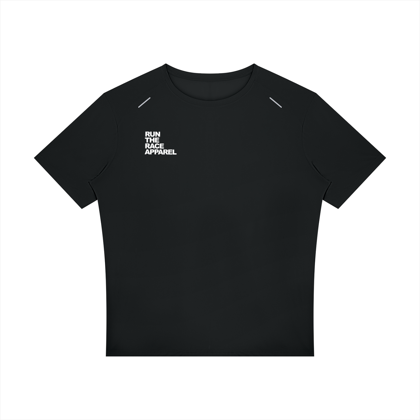 Run The Race Apparel black performance tee - Sports Wear collection