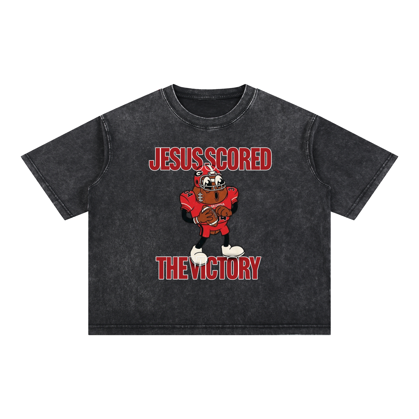 UGA - Jesus Scored The Victory - Tee