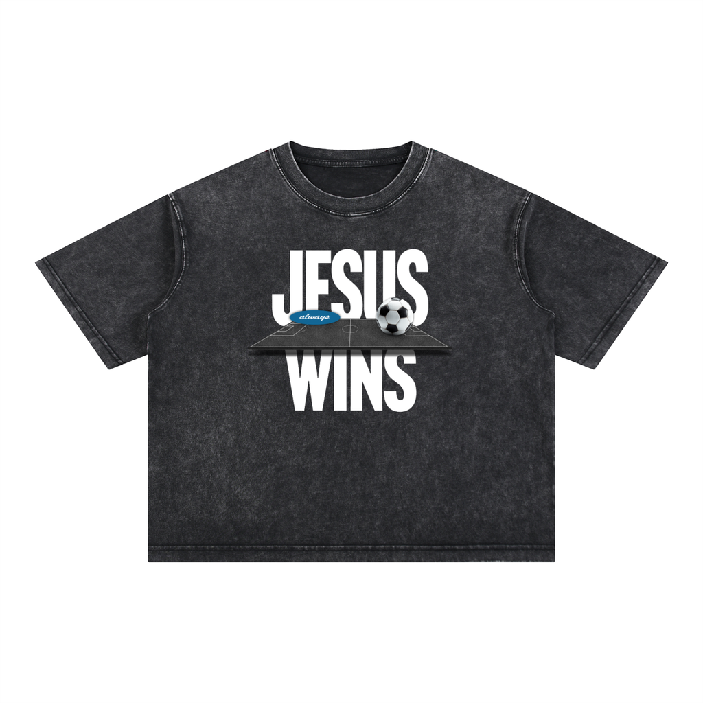 Jesus Wins - Soccer - Tee