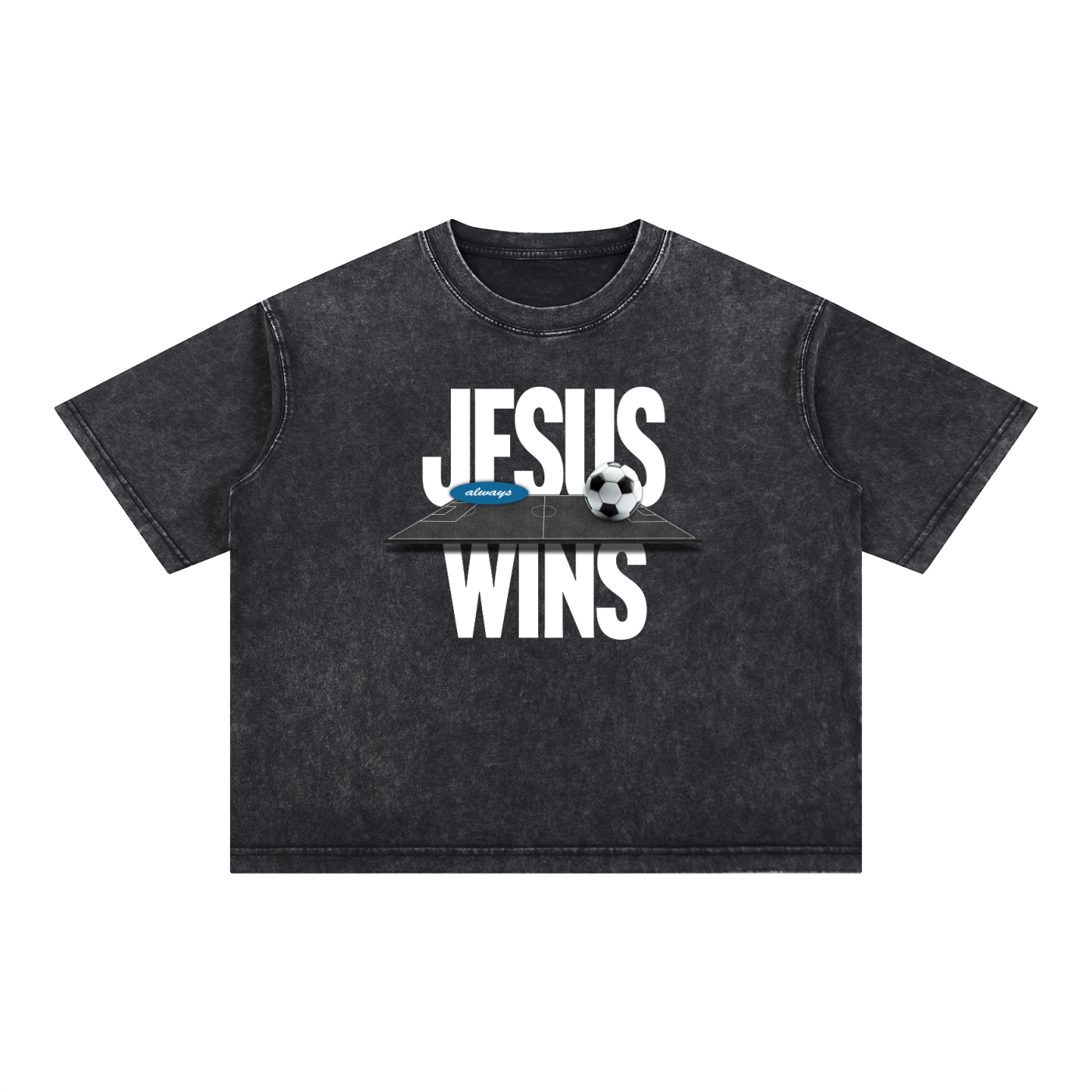 Jesus Wins - Soccer - Tee