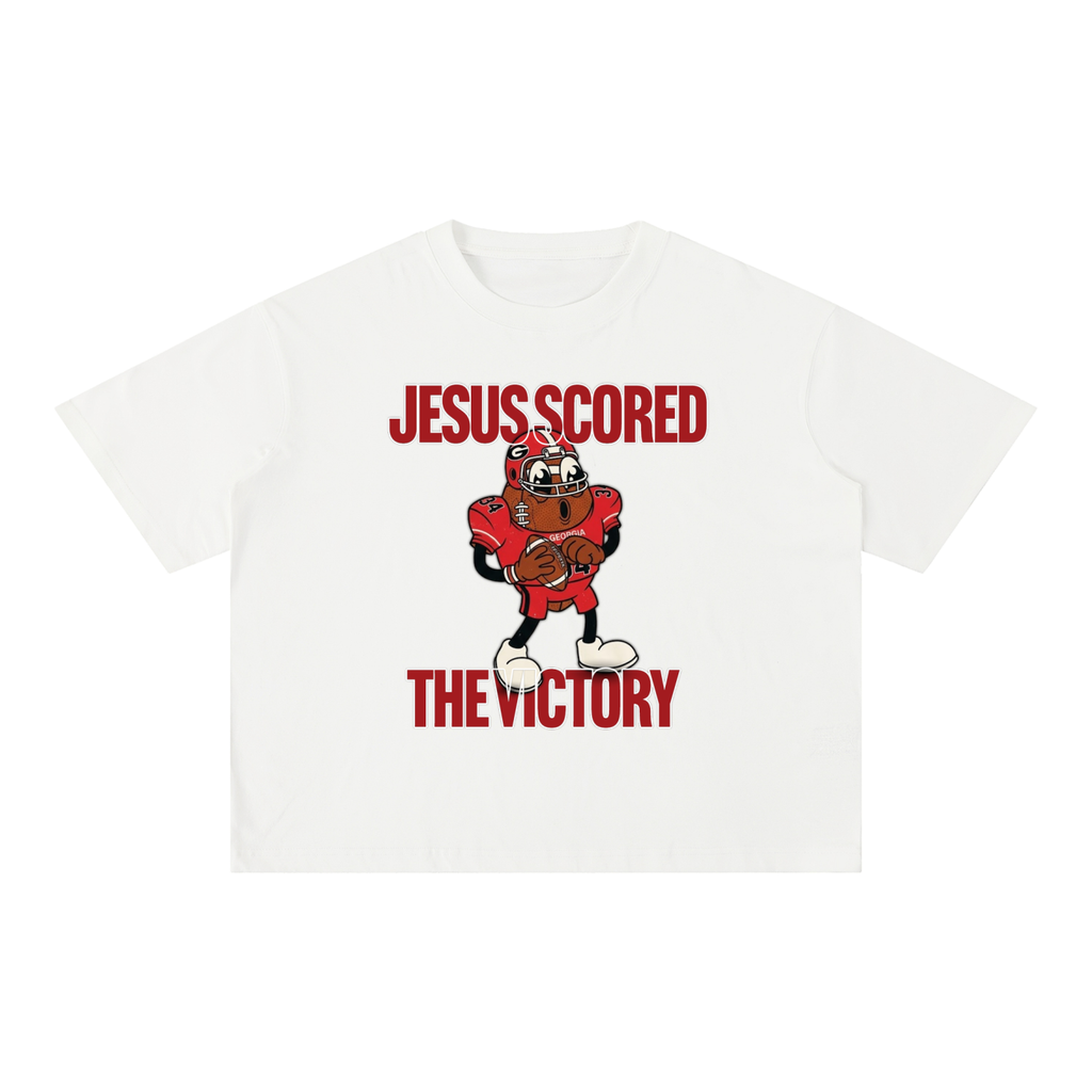 UGA - Jesus Scored The Victory - Tee