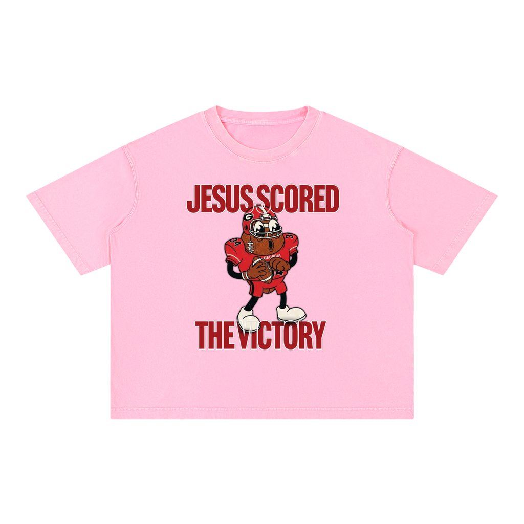 UGA - Jesus Scored The Victory - Tee