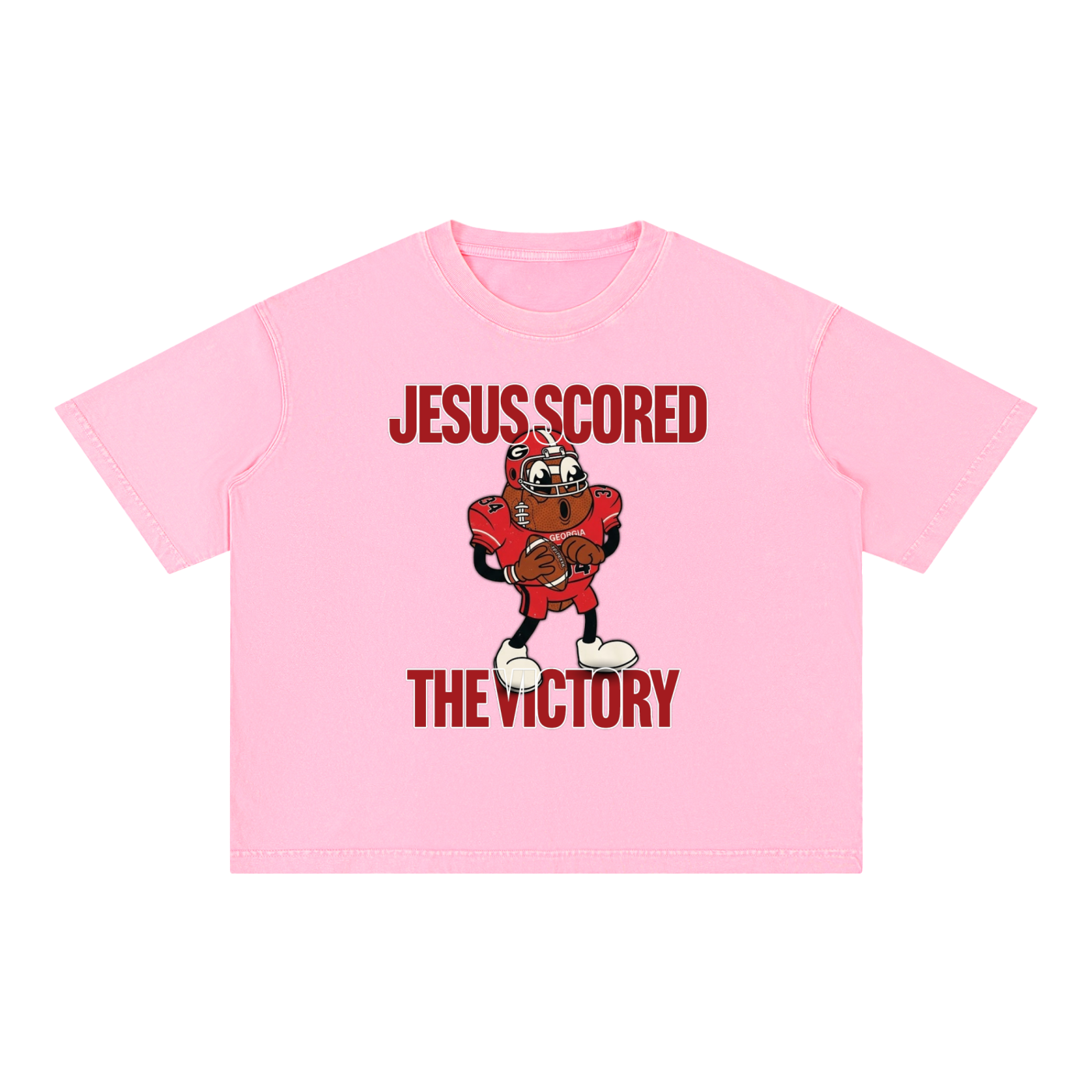 UGA - Jesus Scored The Victory - Tee