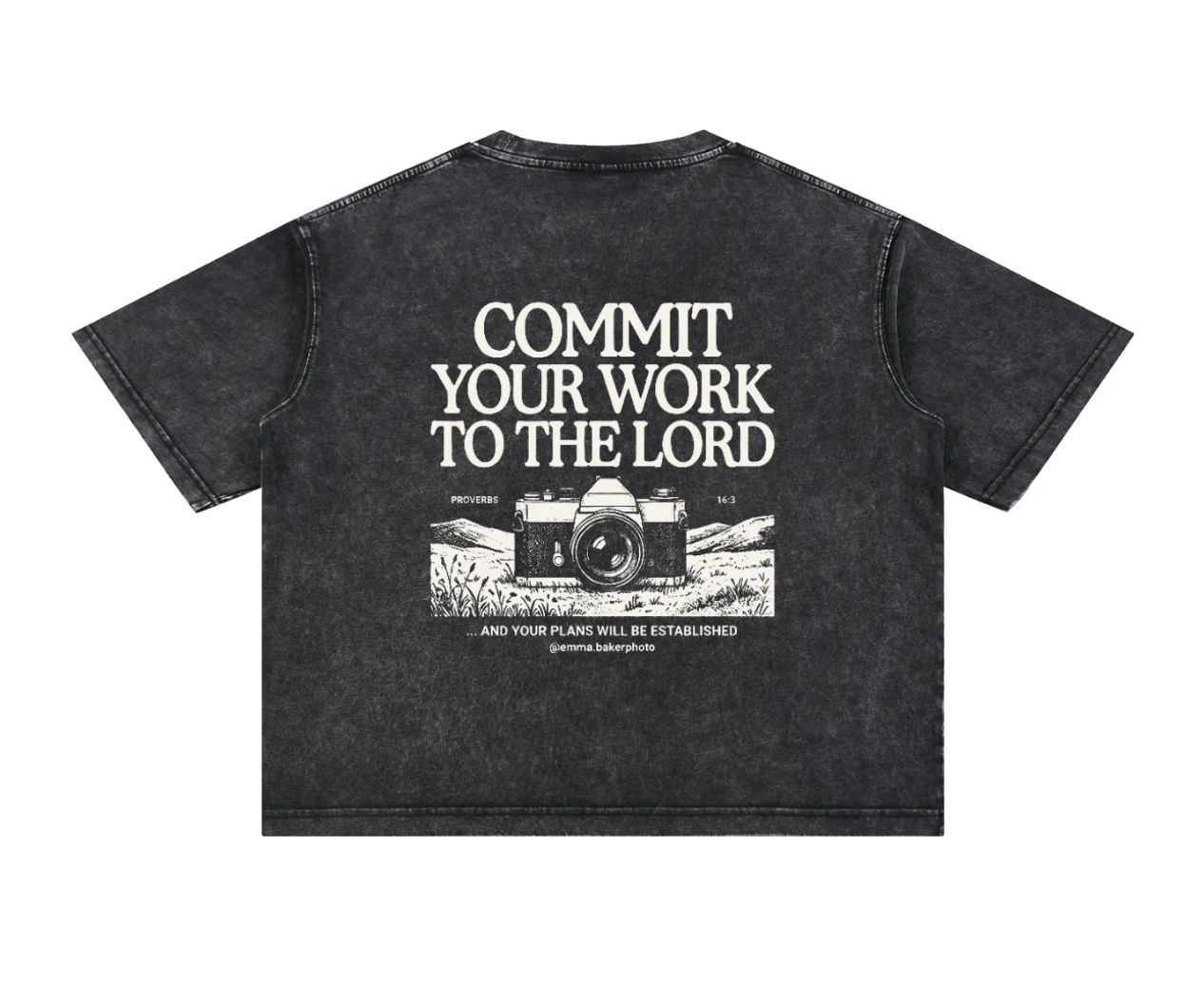 Commit Your Works - Photo - Tee