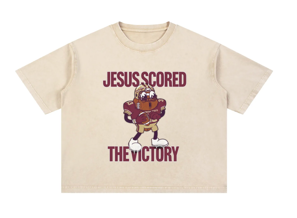 FSU - Jesus Scored the Victory - Tee