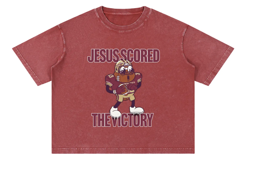 FSU - Jesus Scored the Victory - Tee